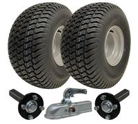 20x10.00-8 ATV Grass Trailer Kit, Hub & Stub Axles, Cast Hitch Road Legal 900kgs