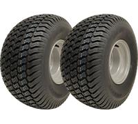 20x10.00-8 Lawnmower Grass Wheel 4ply Wanda P332 Road Legal 100mm PCD (Set of 2)