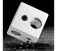 20x20x13mm Aluminium M Extrudeur Holend Block Block M7 Thread Heat Break pour Une Pause d'imprimante 3D pour Les Vis Accessoires de l'imprimante 3D Les Pièces