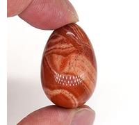 20X30mm Mini Oiseau Oeuf Forme Pierre Naturel Guérison Cristal Cône Poli Po Reiki Yoni Exerciseur Minéral 1 Pièce,Jaspe Rouge