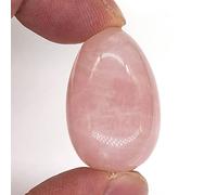 20X30mm Mini Oiseau Oeuf Forme Pierre Naturel Guérison Cristal Cône Poli Po Reiki Yoni Exerciseur Minéral 1 Pièce,Quartz Rose