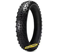 20x4.0 Pneu Gras sans Chambre à Air, Résistant aux Crevaisons, Tout-Terrain for Vélo Électrique, VTT et Tricycle, Conception Épaisse Durable, Excellente Adhérence(1 tire)