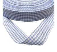 20Yards 25mm Plaid Cotton Ribbon Wedding Decoration DIY Sewing Fabric Handmade Bow Flower Packaging(Color44)