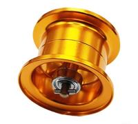 21 22 For Alphas SV TW 21 Bobine de 7 g en alliage d'aluminium 7075 ultra dur Convient pour 1 ligne de pêche à l'appât de riz de 15 g avec matériau en acier inoxydable (mélange de matériaux dorés)