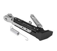 21 * 5 * 4 cm Support latéral de pied réglable, KIMISS Alliage D'aluminium Bequille Laterale Moto Support d'horizon de cadre de moto Universelle pour NMAX 155 2015-2016 N-