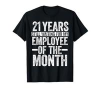 21 Ans de Travail employé - 21 Ans Anniversaire de Travail T-Shirt