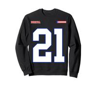 21 Drapeau de Porto Rico Orgullo Boricua Sport Taino Blood Sweatshirt