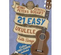 21 Easy Ukulele Folk Songs by Jenny Peters Paperback Book Jenny Peters (Auteur)