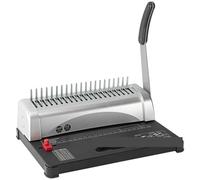 21-Hole Manual Comb Binding Machine A3/A4 Paper Punch Punching Capacity: 12 Sheets (80g) Fonctionnement sans effort(STB12A)