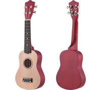 21 Inch Acoustic Soprano Ukulele Ukelele Kit Basswood with Carry Bag Uke Strap Strings Picks Tuner