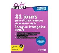 21 jours pour réussir l’épreuve de maitrise de la langue française