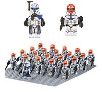 21 pièces Star War Mini Figurine Action Ahsoka Soldats clones Bloc de Construction jouet Pour Enfans