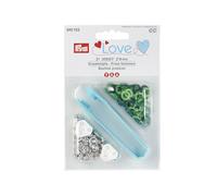 21 Prym Love Couture-Gratuit Jersey Anneau Boutons 8 MM Vert Divers