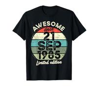 21 septembre 1985 40e anniversaire 40 ans 2025 anniversaire T-Shirt