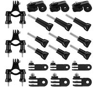 21 x Adjustable Swivel Arm and Handlebar Mount for GoPro and Sports Cameras ¿ Adapter Kit with Screws (3 Sets)