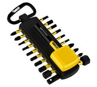 21 x SabreCut MRSCB01 Porte-embouts à impact magnétique de 78mm avec 20 embouts de 32mm PH1 PH2 PZ1 PZ2 T10 T15 T20 T25 T30 HX H2 H2.5 H3 H4 H5 H6 H8 H10 Adaptateur d'entraînement carré SL4 à fente