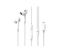 210+ - Ecouteurs avec micro - intra-auriculaire - filaire - Lightning - isolation acoustique - blanc