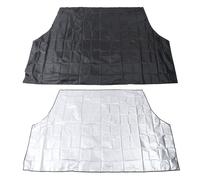210 x 120 cm Couverture de pare-brise magnétique pour voitures - Protection noire contre la neige, la glace et le gel