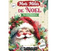 2100 Mots Mêlés de Noël Très Gros Caractères Vol 1: Jeu de Puzzle Français - 100 Grilles pour Adultes et Seniors sur le thème de Christmas