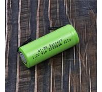 2100mah batterie de remplacement 1.2V. Compatible avec Braun Oral B. 3745 3728 3762 7000 3731 P7000 D25 D28 brosse à dents électrique 42mm x 17mm