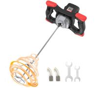 2100W Malaxeur Mortier Colle IMAYCC Melangeur Beton 220V,6 Vitesses | Agitateur M14 Réglable,Professionnel Électrique Betonniere Pour Mélanger Aliments,Plâtre,Peinture,Ciment, Mortier,Fourrage