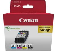 Canon Cartouches d'encre CLI-581 Pack de 4 (noir, jaune, cyan, magenta) 5.6 ml 2103C006