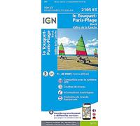 IGN - Le Touquet-Paris-Plage.Berck.Vallée De La Canche - Carte topographique - Taille unique