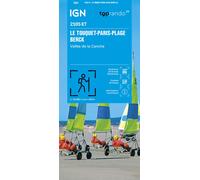 IGN Carte 2105ET Le Touquet-Paris-Plage Berck Vallée de la Canche