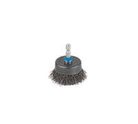 2106000 Brosse métallique soucoupe tige 6 mm Diamètre 50 mm