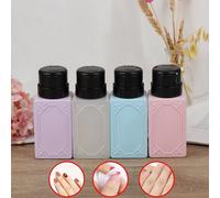 210ml Liquide Uv Gel Vernis À Ongles Vernis À Ongles Propre Acétone Propre Bouteille Vide Pompe Distributeur Vernis À Ongles Dissolvant Bouteille