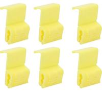 210Pcs Lock Wire Connectors Quick Splice Electrical Cable Snap Crimp Terminal Blocks (Yellow )