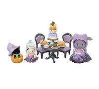 シルバニアファミリー シーズナル 【 ドキドキへんしん! ハロウィンパーティーセット 】 セ-211 STマーク認証 3歳以上 おもちゃ ドールハウス Sylvanian Families エポック社 EPOCH