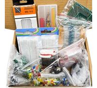 2110PCS Electronic Components Kit Ultimate Edition Various Common Capacitors Resistors LED Board DIP-IC Breadboard