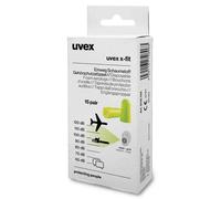 [2112001] uvex Pack 200 Paires Bouchon à usage unique antibruit x-fit citron