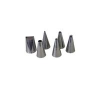 2114.00n lot de 6 douilles assorties - inox