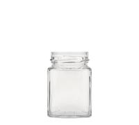 212 ml bocal carré 'Funny', ouverture : Deep-Twist-Off (DTO 58)