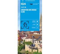 Carte de randonnée IGN Série Bleue n° 2127 - Argenton-sur-Creuse, Cluis
