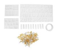 214 pièces/ensemble Sile Casting, bijoux à bricoler soi-même artisanat accessoire, Et ensemble de moules avec Bracelet de pari ld argent S pointes pour bijoux g