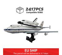 2147 pièces Ensemble de briques de construction modèle de navette spatiale et avion, jouet pour enfants, compatible 10360 no box