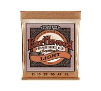 Ernie Ball Cordes pour guitare acoustique Earthwood Phosphore Bronze légères 11-52