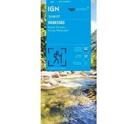 IGN 2148OT Vicdessos, Pics Estats et Pic du Montcalm – Recto