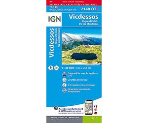 2148OTR Vicdessos / pic d'estats et du montcalm resistante /recto-verso