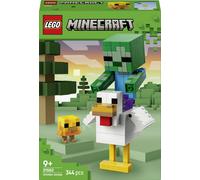 LEGO Minecraft 21582 Poule Chevauchée - Jeu de Construction pour Garçon ou Fille dès 9 ans