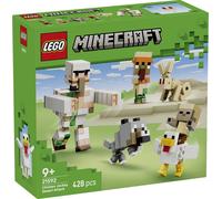 LEGO Jouets de construction – Minecraft : Attaque du Cavalier de Poulets dans le Désert