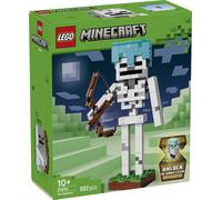 LEGO Jouet de construction Minecraft – Le Squelette 21594 – Casque diamant, arc & flèche