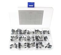 215pcs Electrolytic Capacitor Set, 16V/25V/50V Aluminum Electrolytic Capacitors Assortment Kit,1uF 2.2uF 3.3uF 4.7uF 10uF 100uF NWPNLXEA