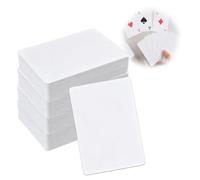 216 Cartes Blanches à Jouer Vierges en Taille Standard Poker 6,3 x 8,8 cm, Surface Mate pour Écriture Fluide, Projets Créatifs, Jeux de Société, Flashcards, DIY, Magie et Prototypes Personnalisés
