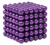 216 Pcs 5 Mm de Diamètre Magic Cube Puzzle Balls Magnet Jouet Éducatif Pp Purple RA077 G