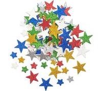 216 Stickers étoiles en mousse pailletée autocollants créatif scrapbooking noël Marque C TOP MULTICOLORE