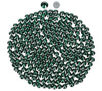 2160 Pièces Strass Hotfix en Verre Emerald SS20 4.6-4.8 mm | Avec colle thermofusible pour une fixation durable. Idéal pour vêtements, sacs, chaussures et créations DIY